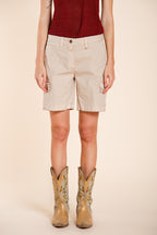 Chile Bermuda Cargo Damen aus leichtem Stretch-Twill slim fit