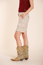 Chile Bermuda Cargo Damen aus leichtem Stretch-Twill slim fit