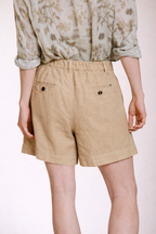 Dallas Damen Cargo Bermuda aus Flammgarn-Baumwolle relaxed fit