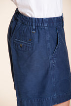 Dallas women's cargo bermuda in slub cotton relaxed fit