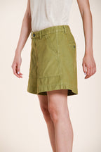 Dallas Bermuda Cargo Dame aus Satin relaxed fit