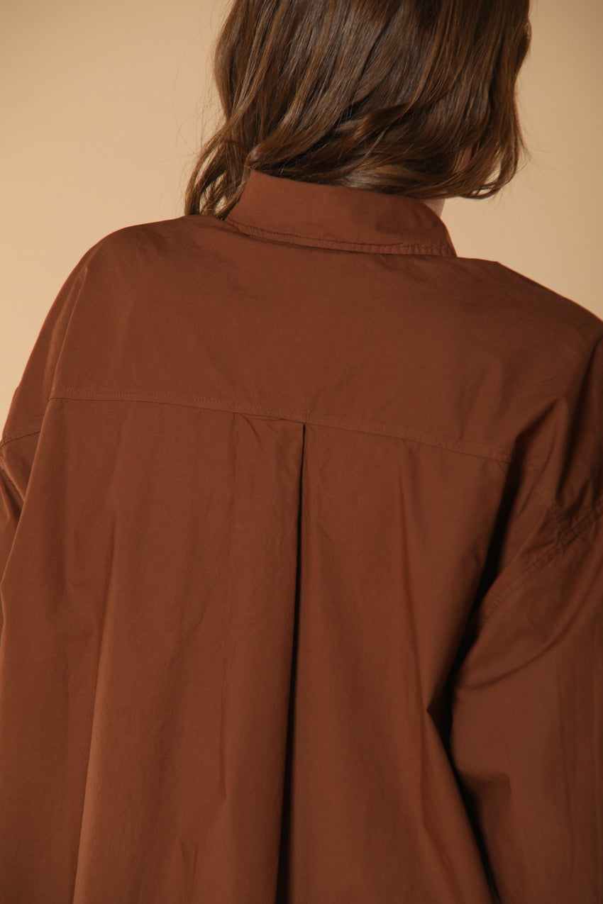 Lauren women's shirt long-sleeved in poplin