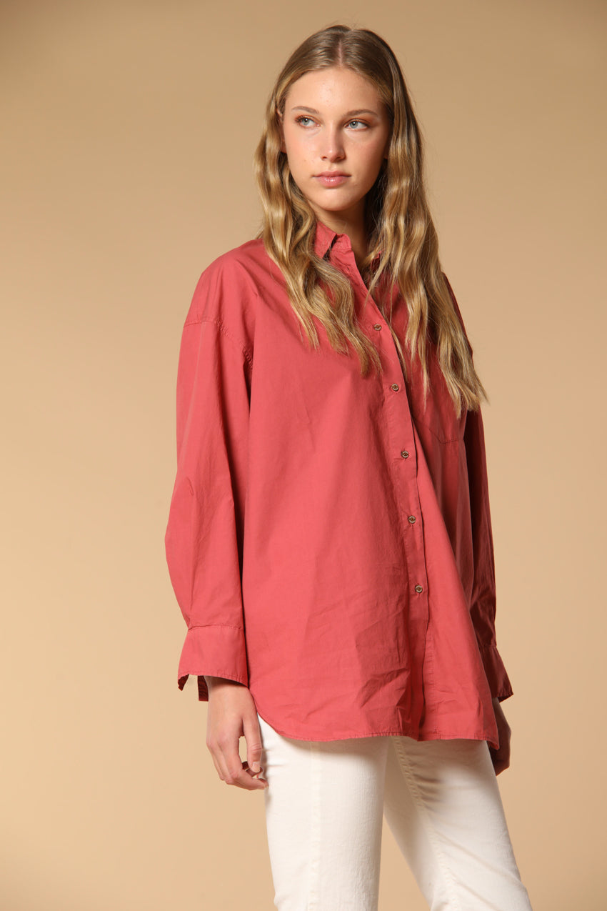 Lauren women's shirt long-sleeved in poplin