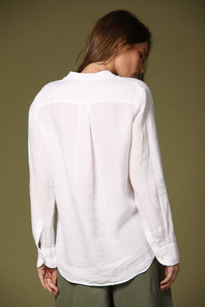 Image 4 de chemise femme modèle Delhi en blanc de Mason's