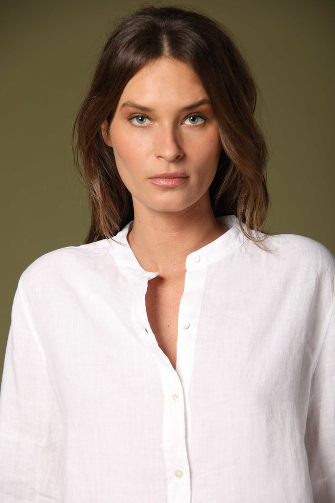 Image 3 de chemise femme modèle Delhi en blanc de Mason's