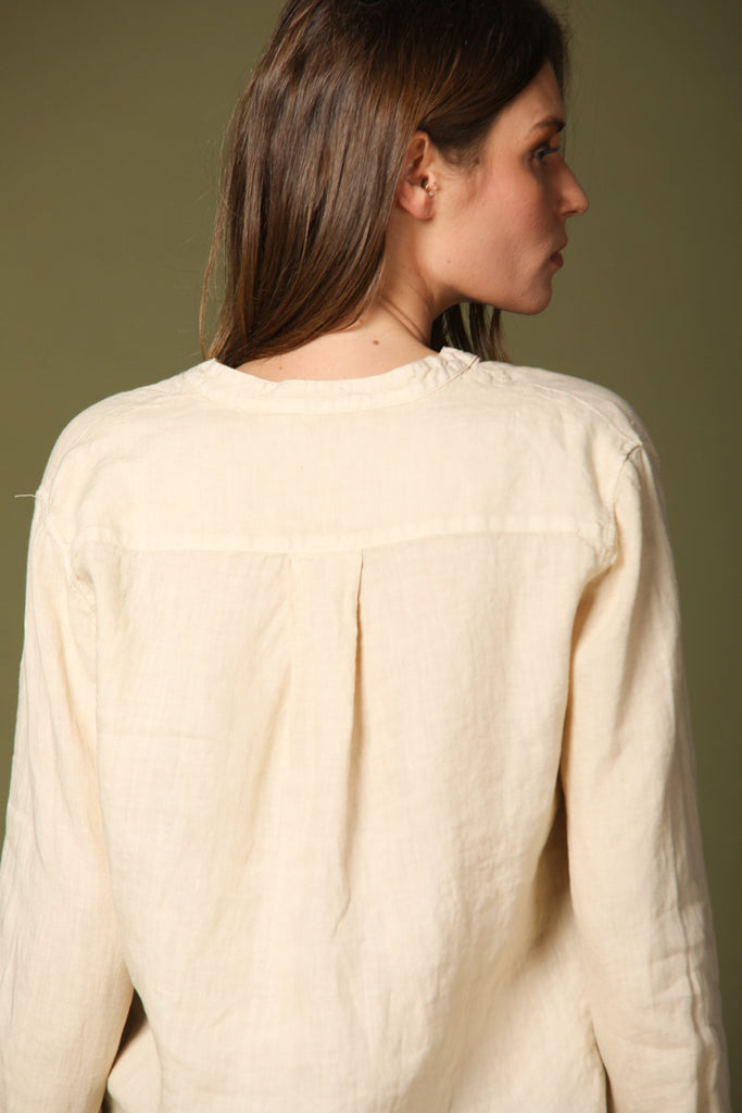 Image 3 de chemise femme modèle Delhi en couleur stuc de Mason's