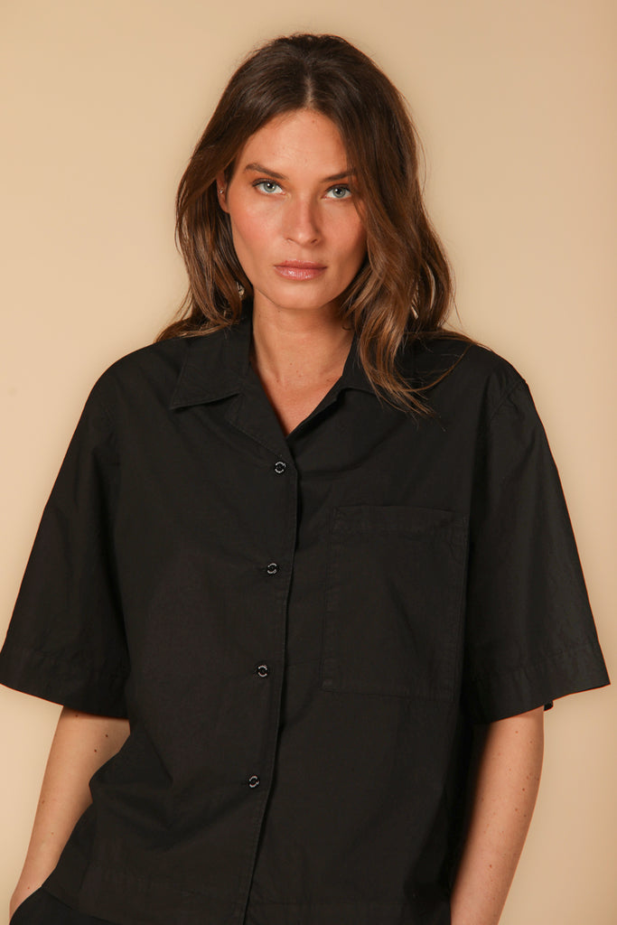 Image 4 de chemise femme modèle Florida en noir de Mason's