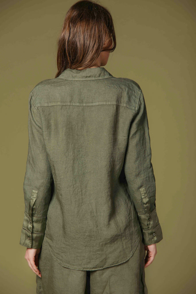 Image 5 de chemise femme modèle Nicole en vert de Mason's