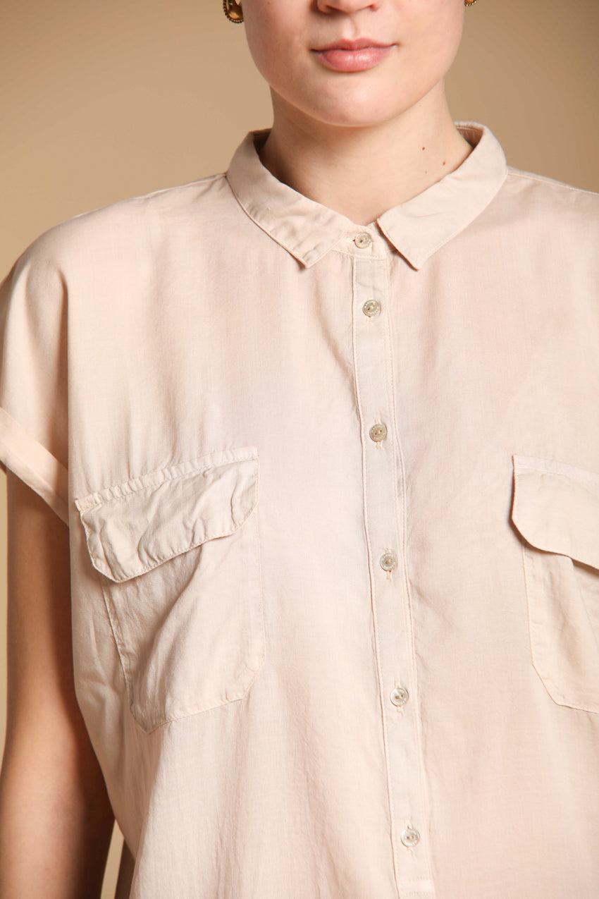 Casta camicia donna in tencel a manica corta