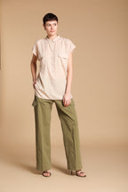 Casta camicia donna in tencel a manica corta