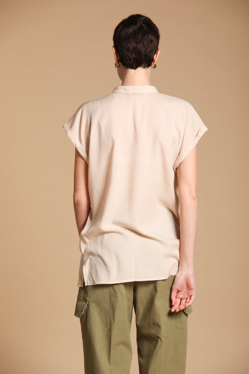 Casta camicia donna in tencel a manica corta