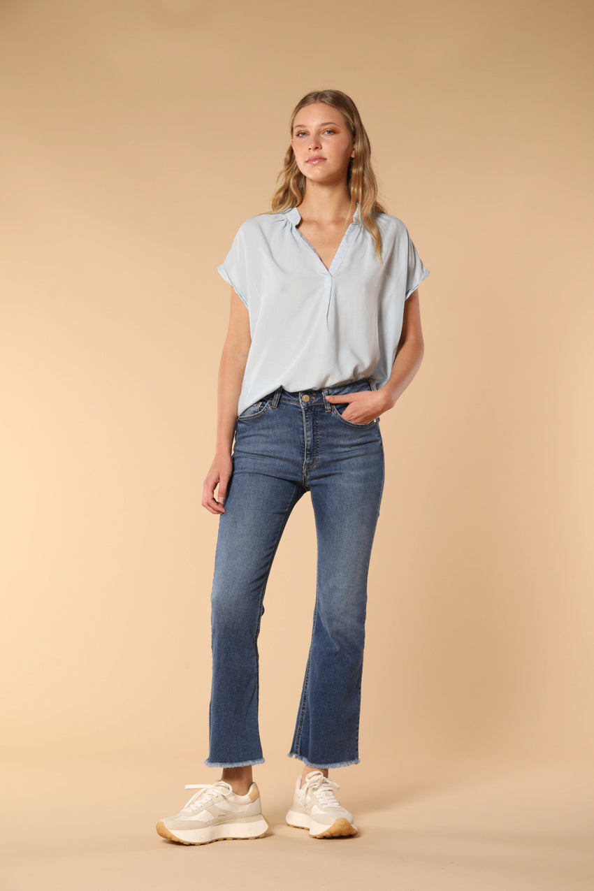 Adele MM women's short-sleeve shirt in tencel