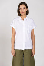 Livia women's shirt short-sleeved in poplin