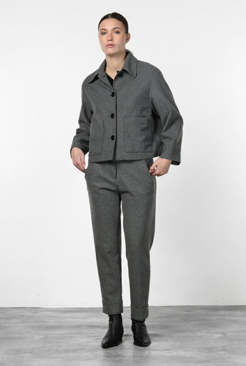 Rosie giacca donna in jersey flanella