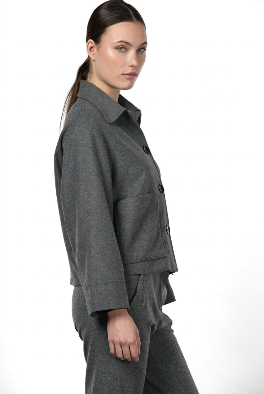 Rosie giacca donna in jersey flanella