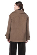Leonie women’s coat in soft wool cloth