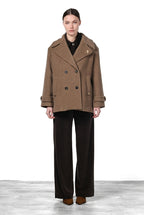 Leonie women’s coat in soft wool cloth