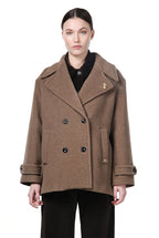 Leonie women’s coat in soft wool cloth