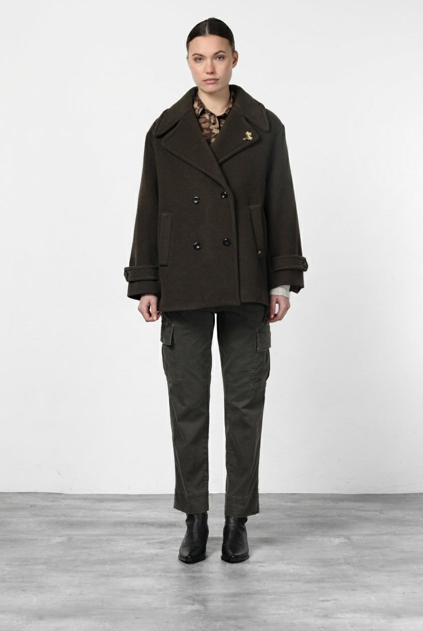 Leonie women’s coat in soft wool cloth