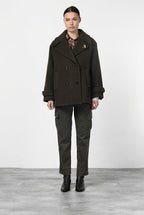 Leonie women’s coat in soft wool cloth