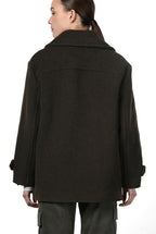 Leonie women’s coat in soft wool cloth