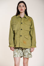 Florence New women's jacket in light stretch twill flower embroidery