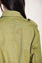 Florence New women's jacket in light stretch twill flower embroidery