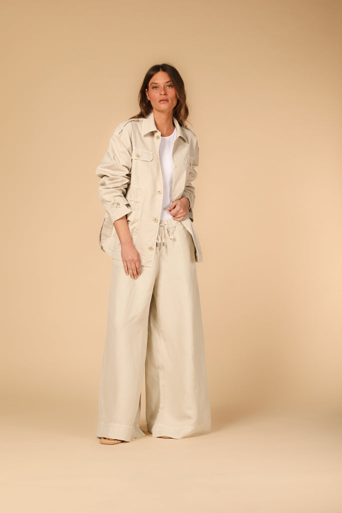 Image 2 de field jacket femme modèle Florance en couleur stuc de Mason's