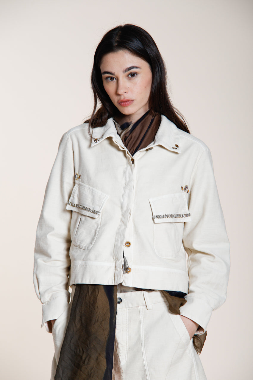 San Diego veste femme en coton flammé avec clous