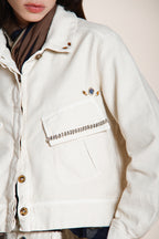 San Diego veste femme en coton flammé avec clous