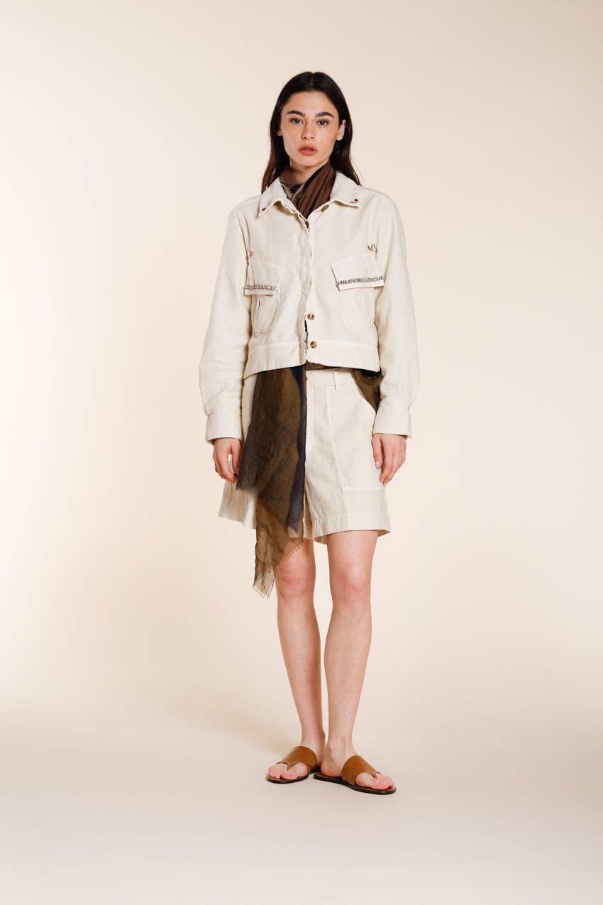 San Diego veste femme en coton flammé avec clous