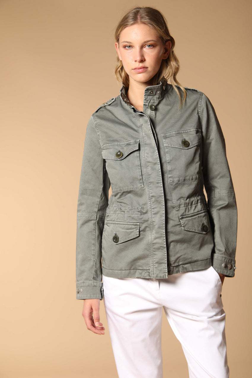 Eva Field Jacke Damen im Twill mit Nieten