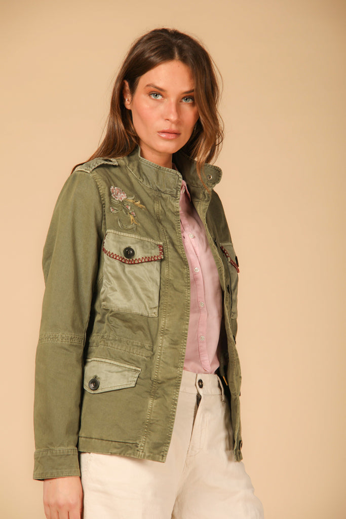 Image 6 de field jacket modèle Eva en vert de Mason's
