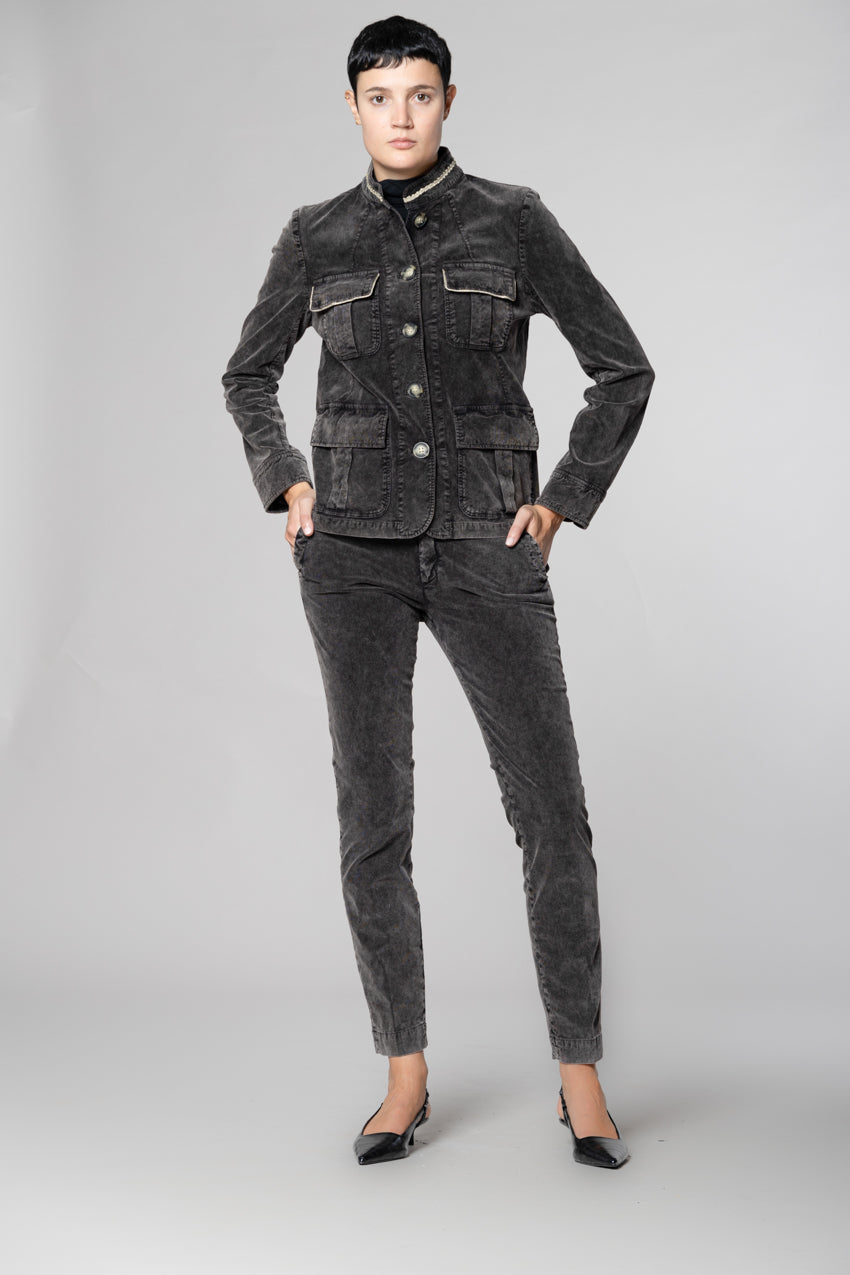 Karen Damenjacke aus 1000-Rippen-Samt