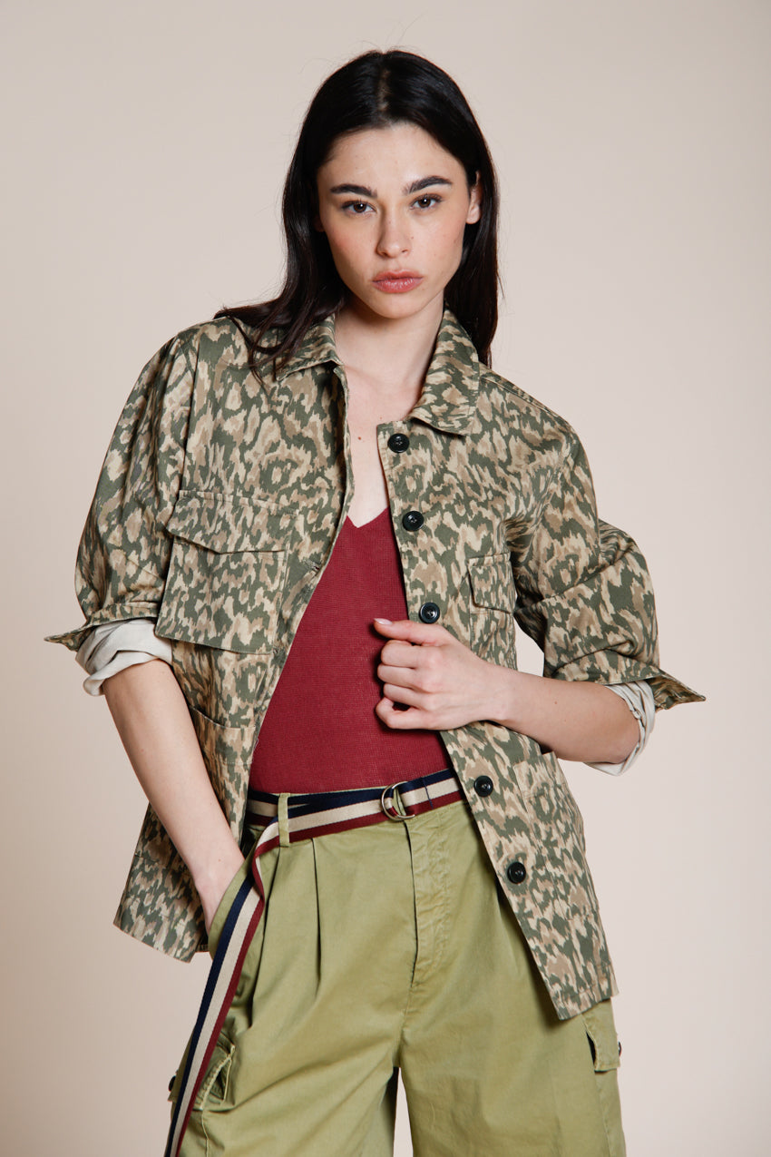 Santa Cruz veste femme en gabardine imprimé camouflage