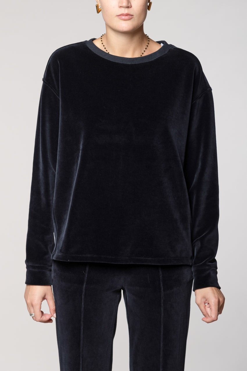 Beverly Damen-Sweatshirt aus Jersey Chenille