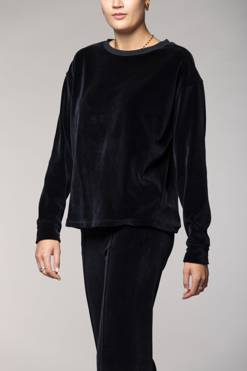 Beverly Damen-Sweatshirt aus Jersey Chenille