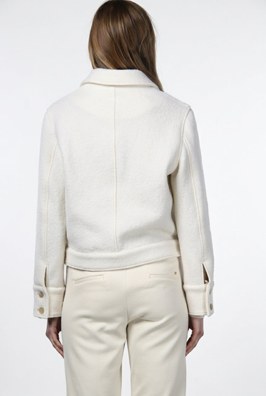 Odette Damenjacke aus Wollbouclé
