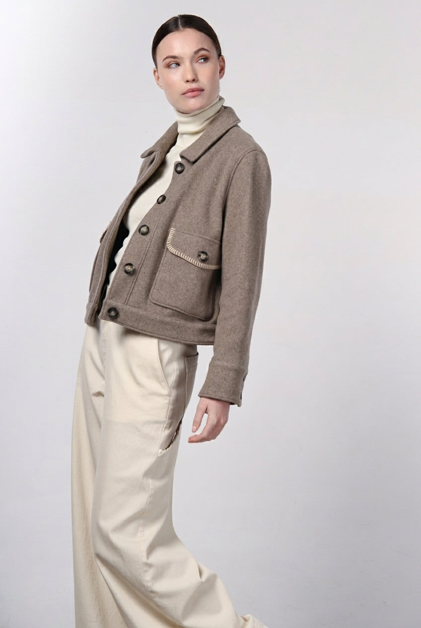 Odette Damenjacke aus Wolle