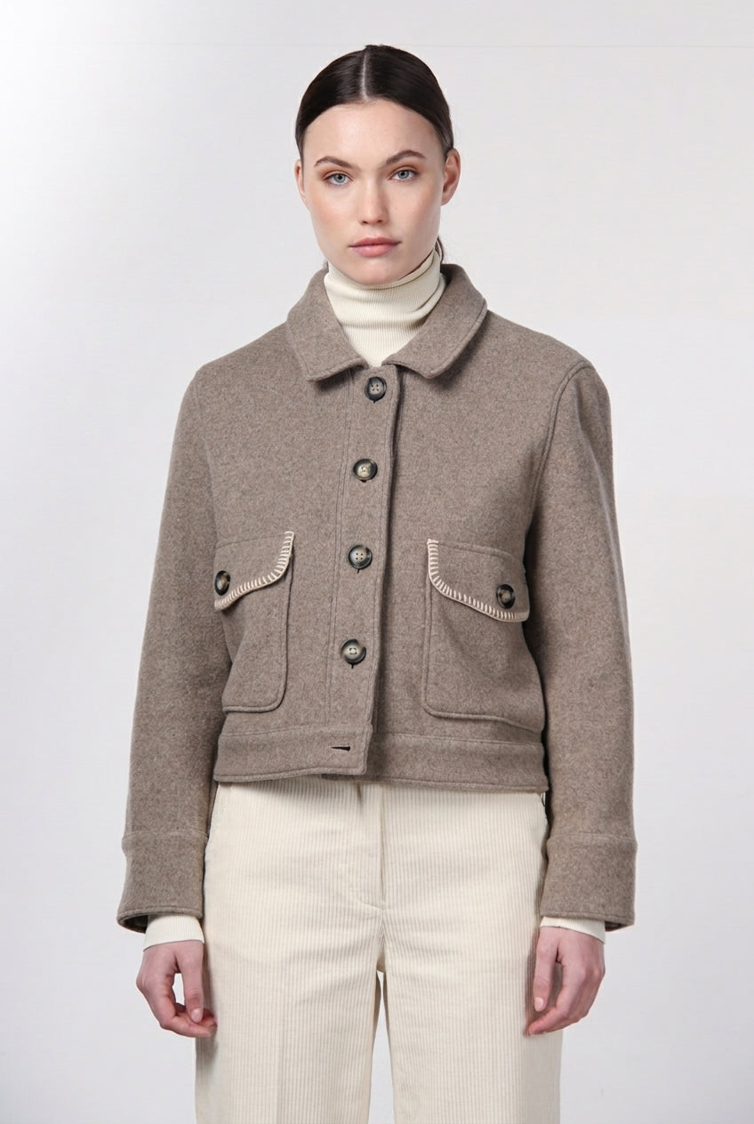Odette Damenjacke aus Wolle