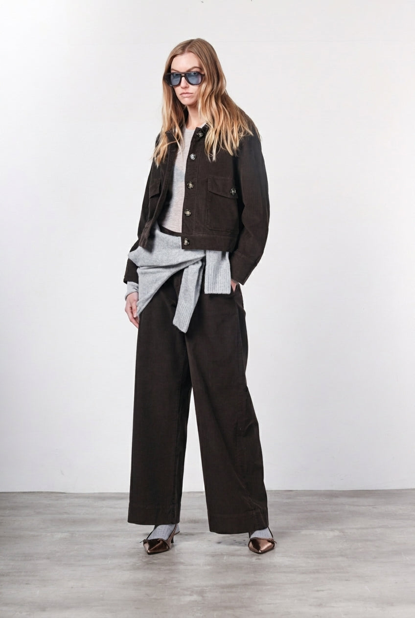 Odette Damenjacke aus 500-Rippen-Samt
