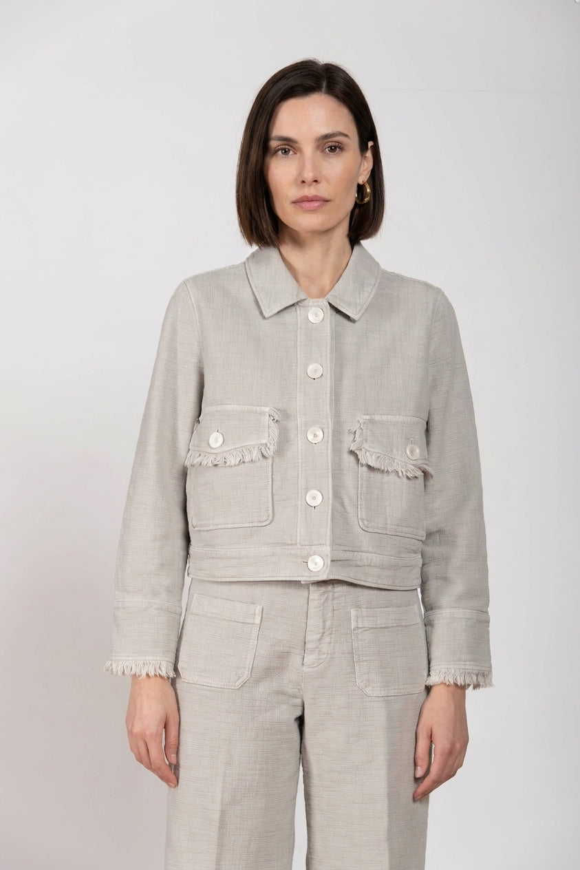 Odette veste femme en natté