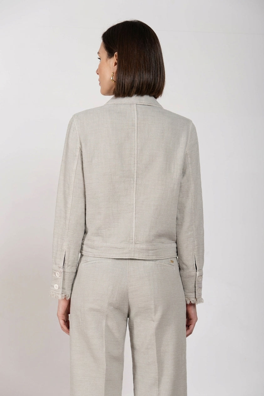 Odette veste femme en natté