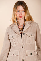 Santa Barbara Jacke Damen aus Natté