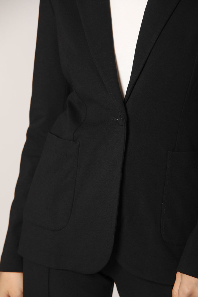 Image 4 de veste femme en jersey couleur noir Theresa  de Mason's