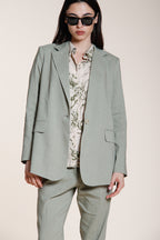 Irene blazer femme en toile mélange lin et viscose