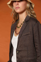 Irene Blazer Damen in Leinen und Baumwolltwill