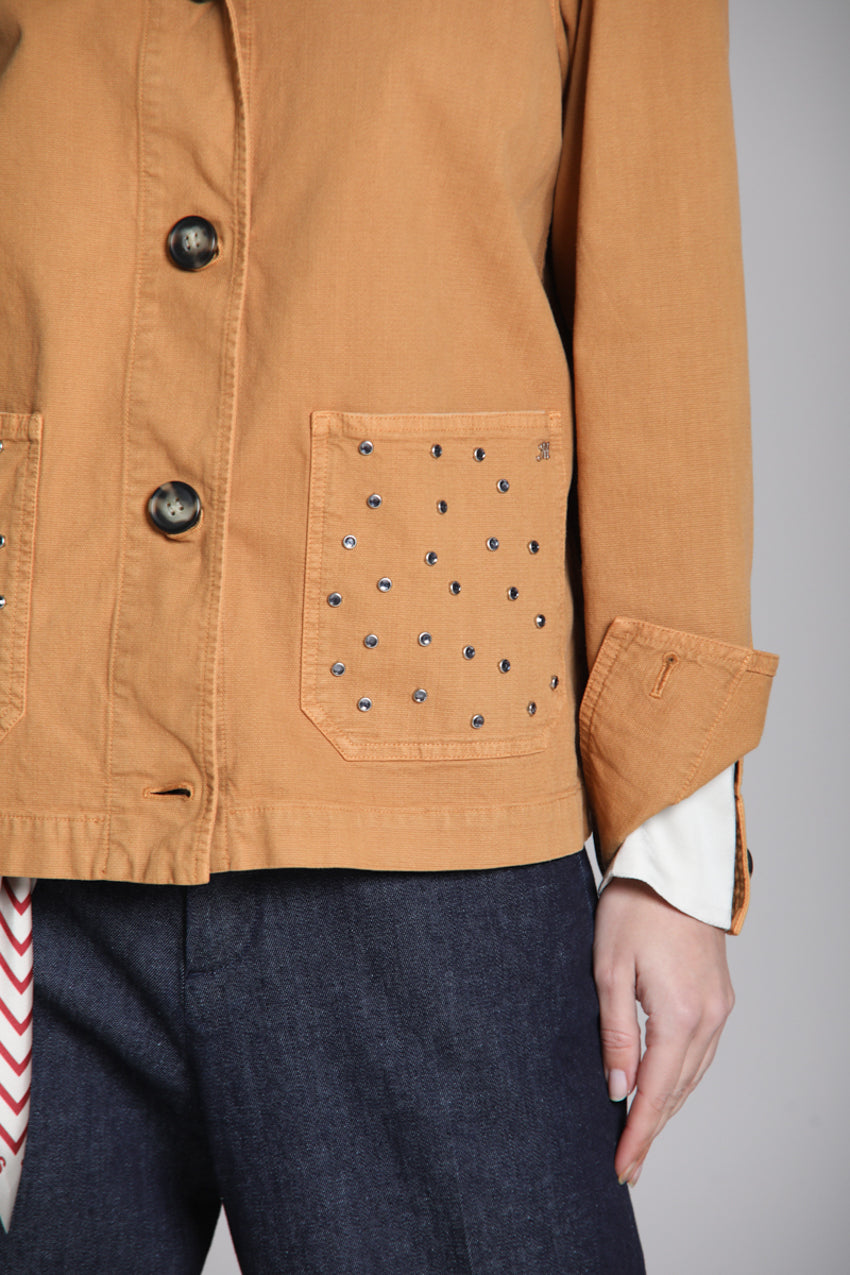 Irma women’s jacket in slub Panama fabric