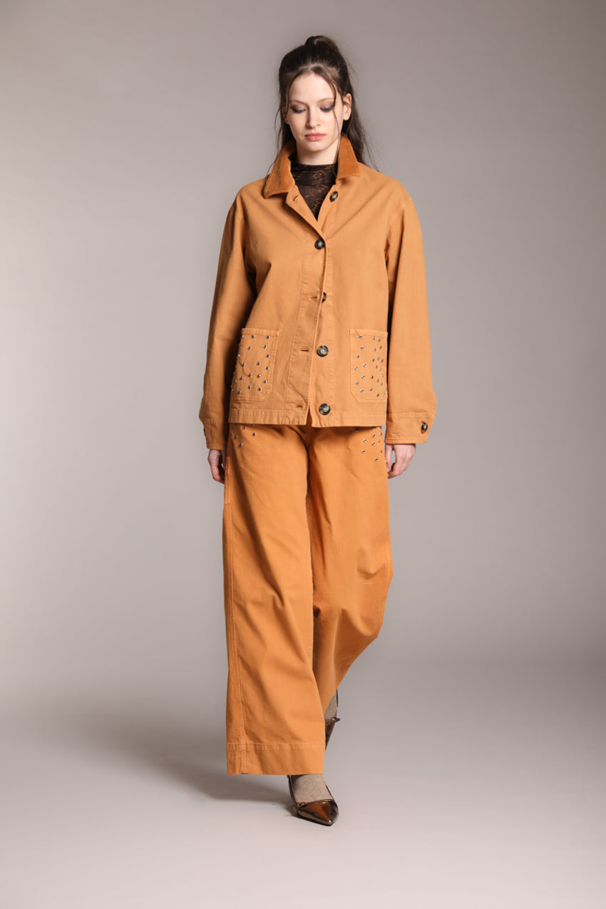 Irma women’s jacket in slub Panama fabric