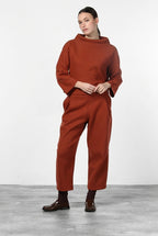 Nathi women’s sweatshirt in wool cloth